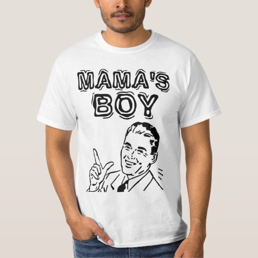 ママの男の子MNS Tシャツ (正面)