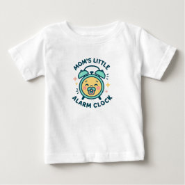 ママの目覚まし時計 トッドラーTシャツ ベビーTシャツ