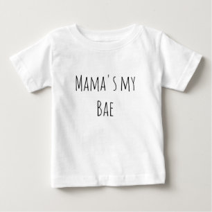 ママの私のbaeのベストセラーのヒップスターのトレンディー ベビーTシャツ
