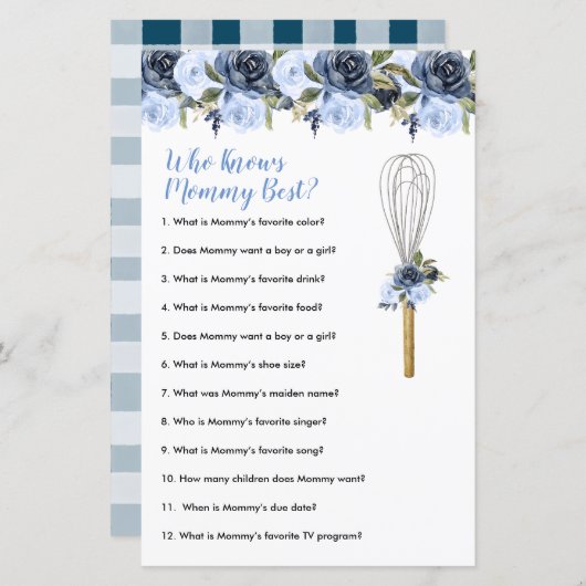 ママの緑のフローラを知最高のる海軍の花 (正面/裏面)