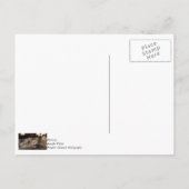 ママの背中におすわり サンクス ポストカード (裏面)