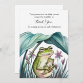 ママの腕の中で安全 サンキューカード (正面/裏面)