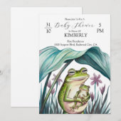 ママの腕の中 招待状 (正面/裏面)