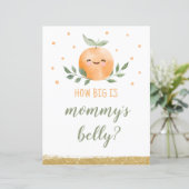 ママの腹のサインの大きさを推測するかわいこちゃん (スタンド正面)