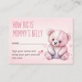 ママの腹の大きさがどんなに大きいか エンクロージャーカード (正面)