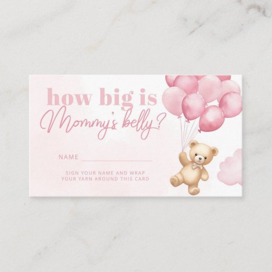 ママの腹の大きさはどれくらい エンクロージャーカード (正面)