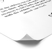 ママの腹の大きさ赤ちゃんシャワーゲーム ポスター (角)