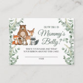 ママの腹の大きさ – ウッドランドチケット エンクロージャーカード (正面)