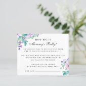 ママの腹の大きさ。フローラの赤ちゃんシャワー (スタンド正面)