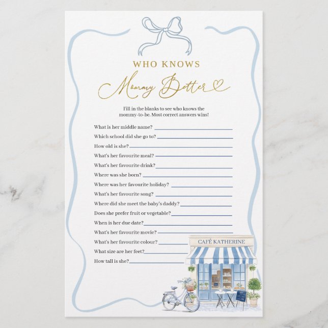 ママの良いゲームを知っているコケット・パリジャン (正面)