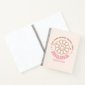 ママの花：愛され、強く、美しく、価値がある ノートブック (内部)