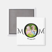 ママの記念写真ギフト マグネット (正面/裏面)