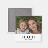 ママの記念写真ギフト マグネット (正面/裏面)