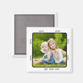 ママの記念写真ギフト マグネット (正面/裏面)