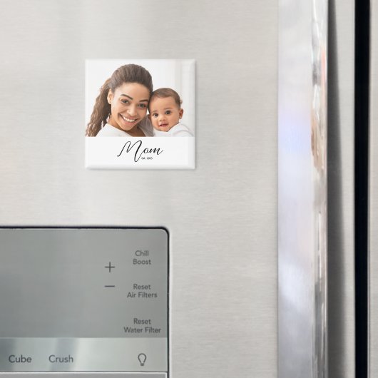 ママの記念写真ギフト マグネット (インサイチュ (冷蔵庫))