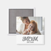 ママの記念写真ギフト マグネット (正面/裏面)