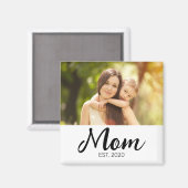 ママの記念写真 マザーズデー マグネット (正面/裏面)