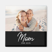 ママの記念写真 マザーズデー マグネット (正面)