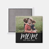 ママの記念写真 マザーズデー マグネット (正面/裏面)
