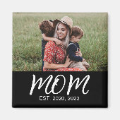 ママの記念写真 マザーズデー マグネット (正面)