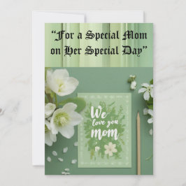 ママの誕生日カード 案内状