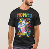 ママの誕生日プリンセス女の子ダビングUnicor Tシャツ (正面)