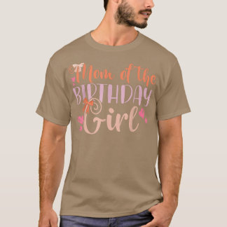ママの誕生日女の子の子家族の親の母 Tシャツ