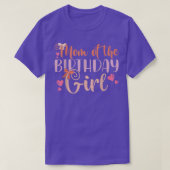 ママの誕生日女の子の子家族の親の母 Tシャツ (デザイン正面)