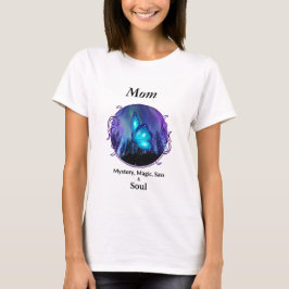 ママの謎めいた魅力と気品Tシャツ バタフライ Tシャツ