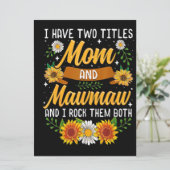 ママの贈り物、ママの日の贈り物、ママの贈り物が2つある メニュー (スタンド正面)