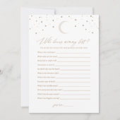 ママの赤ちゃんシャワーを知っ最高のた月越し 招待状 (正面)