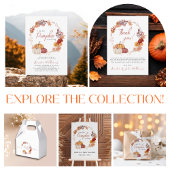 ママの赤ちゃんシャワーを知っ最高のているカボチャ チラシ