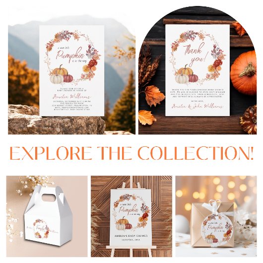 ママの赤ちゃんシャワーを知っ最高のているカボチャ チラシ