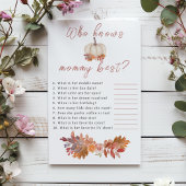 ママの赤ちゃんシャワーを知っ最高のているカボチャ チラシ