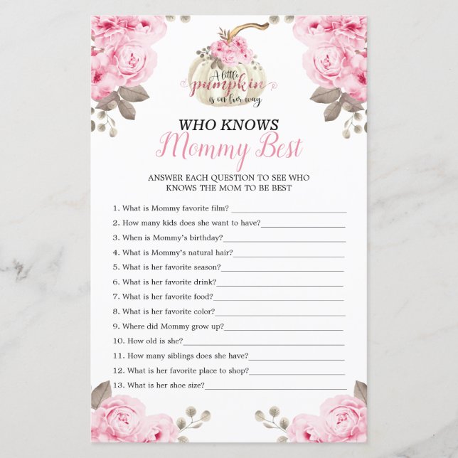 ママの赤ちゃんシャワー最高のを知るカボチャフローラ (正面)