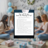 ママの赤ちゃんシャワー最高のゲームを知っているクマ 招待状