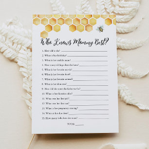 ママの赤ちゃんシャワー最高のゲームを知っているCALLA 招待状