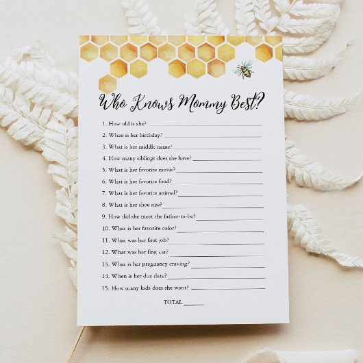 ママの赤ちゃんシャワー最高のゲームを知っているCALLA 招待状