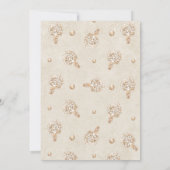 ママの赤ちゃんシャワー最高のゲームを知るテディベア 招待状 (裏面)