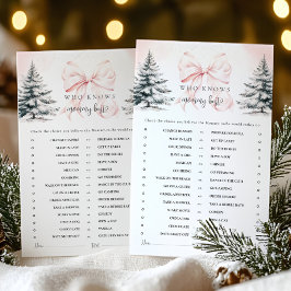 ママの赤ちゃんシャワー最高のゲームを知る冬の弓