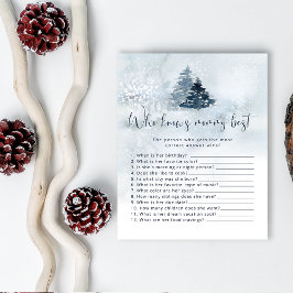 ママの赤ちゃんシャワー最高のゲームを知る松の木