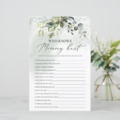 ママの赤ちゃんシャワー最高のゲームを知る緑 (スタンド正面)