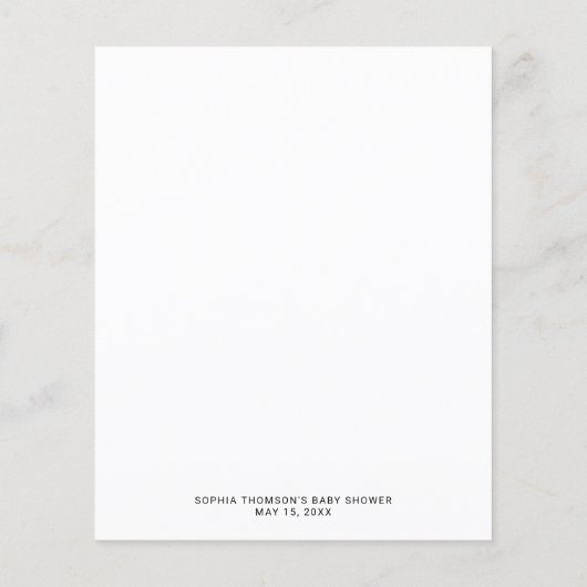 ママの赤ちゃんシャワー最高のゲームを知るGroovy (裏面)