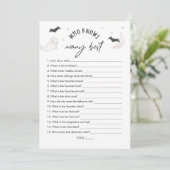 ママの赤ちゃんシャワー最高のゲームを知るSUGARBOO 招待状 (スタンド正面)