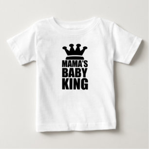 ママの赤ちゃん王 ベビーTシャツ