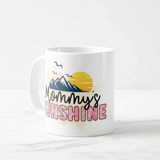 ママの輝き コーヒーマグカップ (正面左)