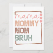 ママの進化: ママからブラフへ シーズンカード (正面)