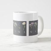ママの野の花　母の日と誕生日 ジャンボコーヒーマグカップ (正面右)