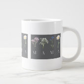 ママの野の花　母の日と誕生日 ジャンボコーヒーマグカップ (右)