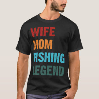 ママの釣りグラフィック Tシャツ